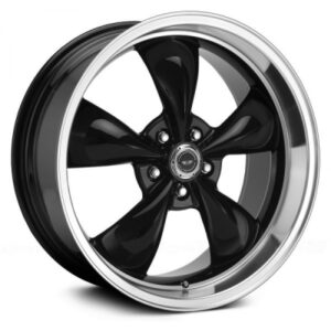 AR105 TORQ THRUST M - 18 inch - 8.00 - Gloss black w/ machined lip