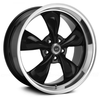 AR105 TORQ THRUST M - 17 inch - 9.00 - Gloss black w/ machined lip