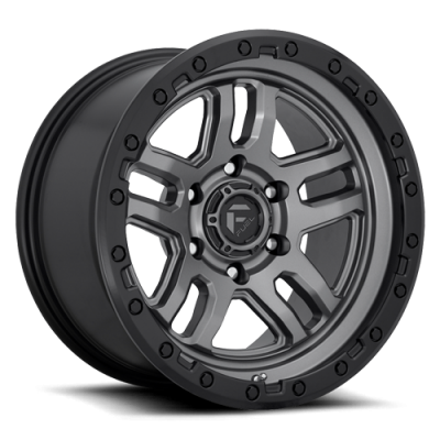 D701 AMMO - 18 inch - 9.00 - Matte gun metal black bead ring