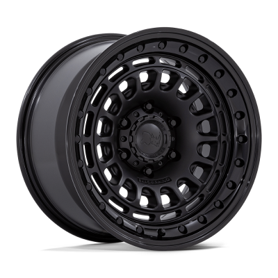 BR014 SAHARA - 17 inch - 9.00 - Matte black w/ gloss black lip