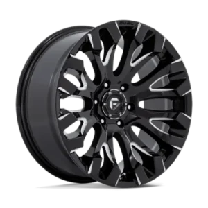 D828 QUAKE - 18 inch - 9.00 - Gloss black milled