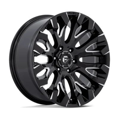 D828 QUAKE - 18 inch - 9.00 - Gloss black milled