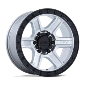 KM551 OUTRUN - 18 inch - 9.00 - Machined w/ gloss black lip