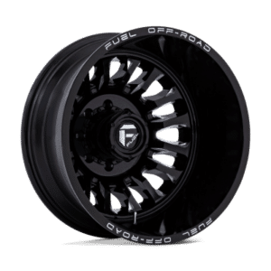 D868 ARC DUALLY - 20 inch - 8.20 - Gloss black milled