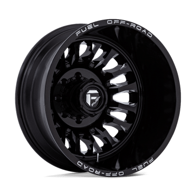 D868 ARC DUALLY - 20 inch - 8.20 - Gloss black milled